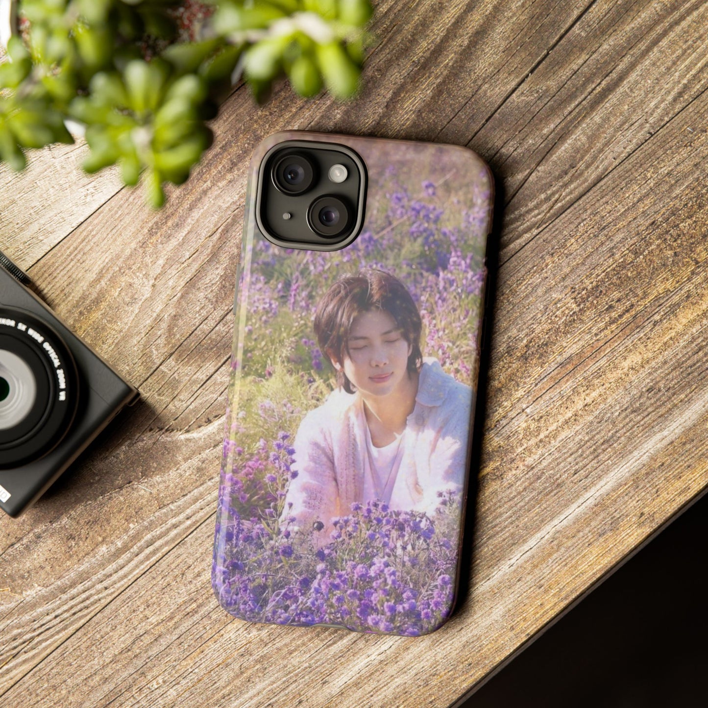 RM Floral Lavender Photo Phone Case
