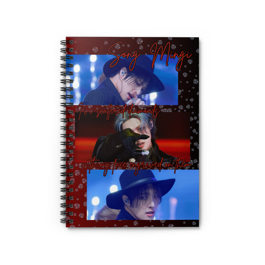 Song Mingi Spiral Notebook – Photo Collage Performance Design