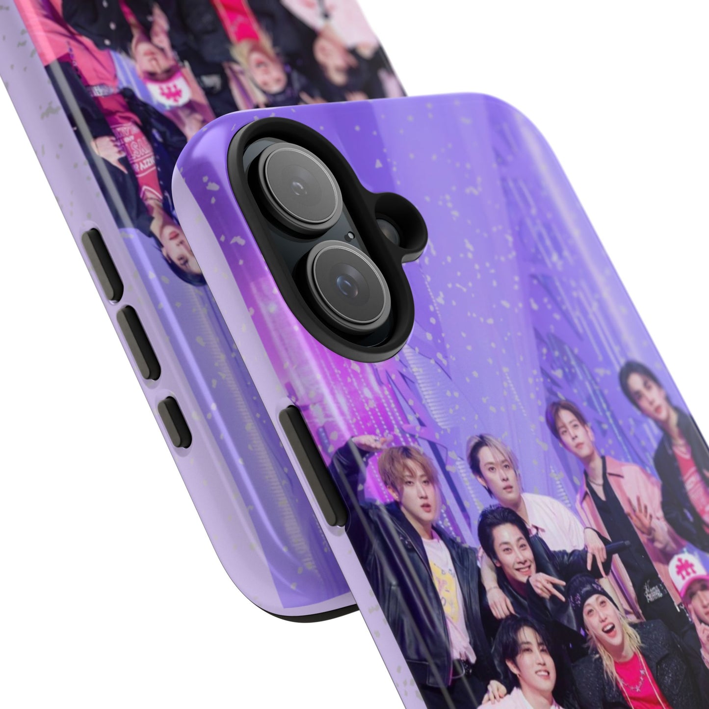 Stray Kids Photo Tough Phone Case — "You Make Stray Kids Stay" Purple K‑Pop Protective Cover