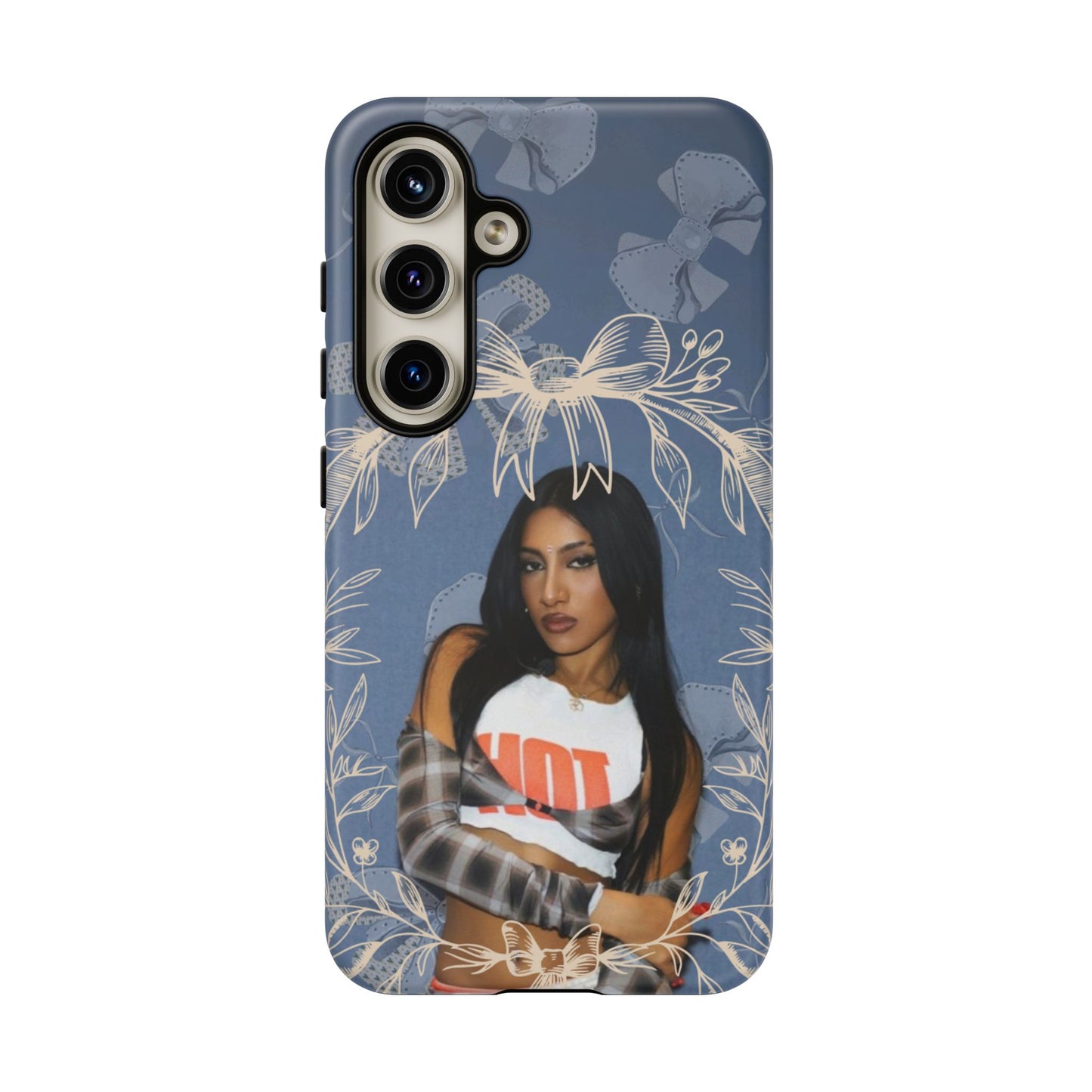 Lara Tough Phone Case — Protective Slim Case with Bow Wreath Design