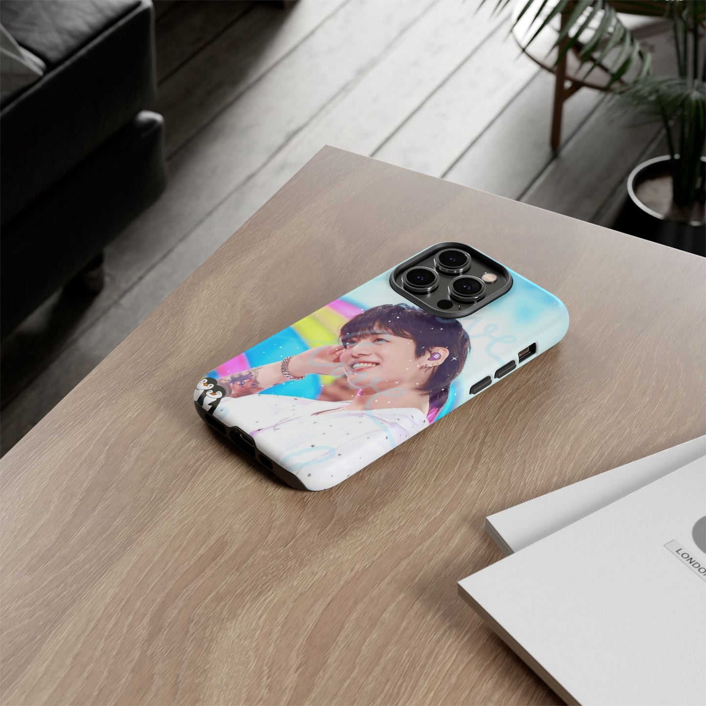 Jungkook Phone Case - Love Rainbow Kpop Design