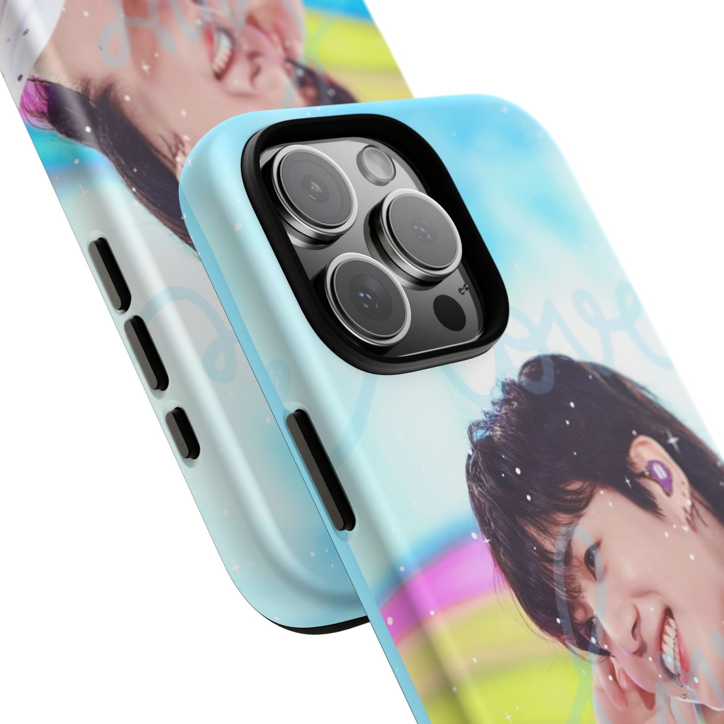 Jungkook Phone Case - Love Rainbow Kpop Design