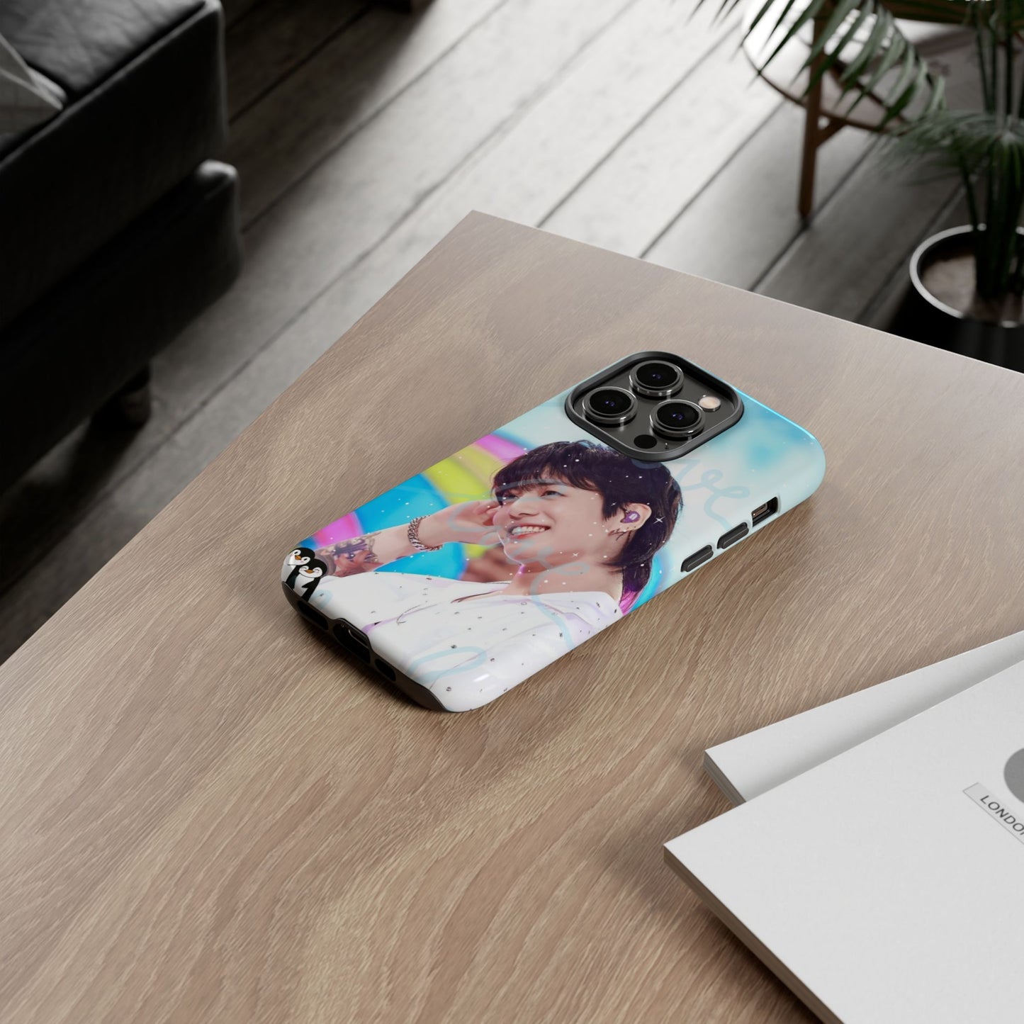 Jungkook Phone Case - Love Rainbow Kpop Design