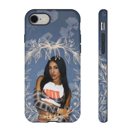Lara Tough Phone Case — Protective Slim Case with Bow Wreath Design