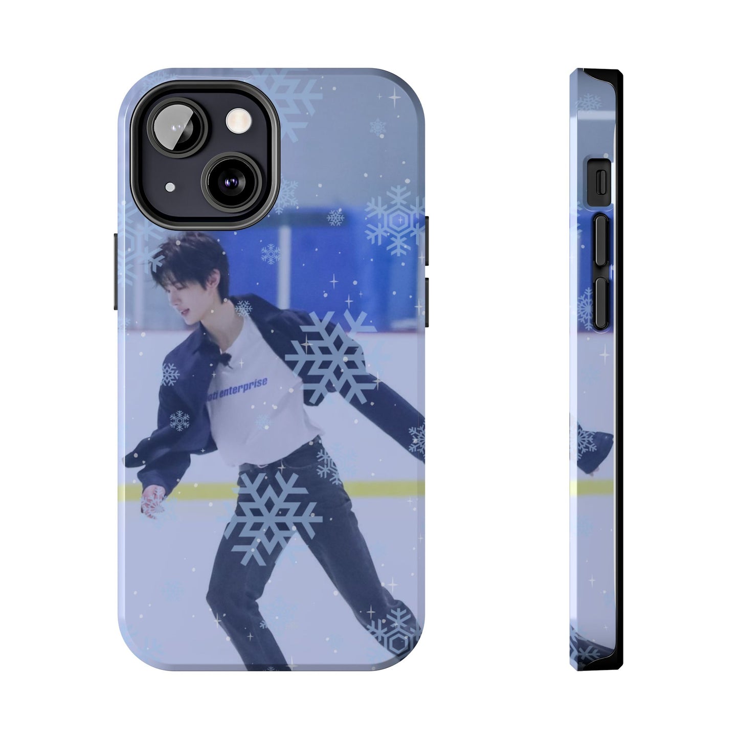 Ice Prince Tough Phone Case, Stylish Phone Protector, Winter Sports Accessory, Unique Gift for Skaters, Durable Phone Shell