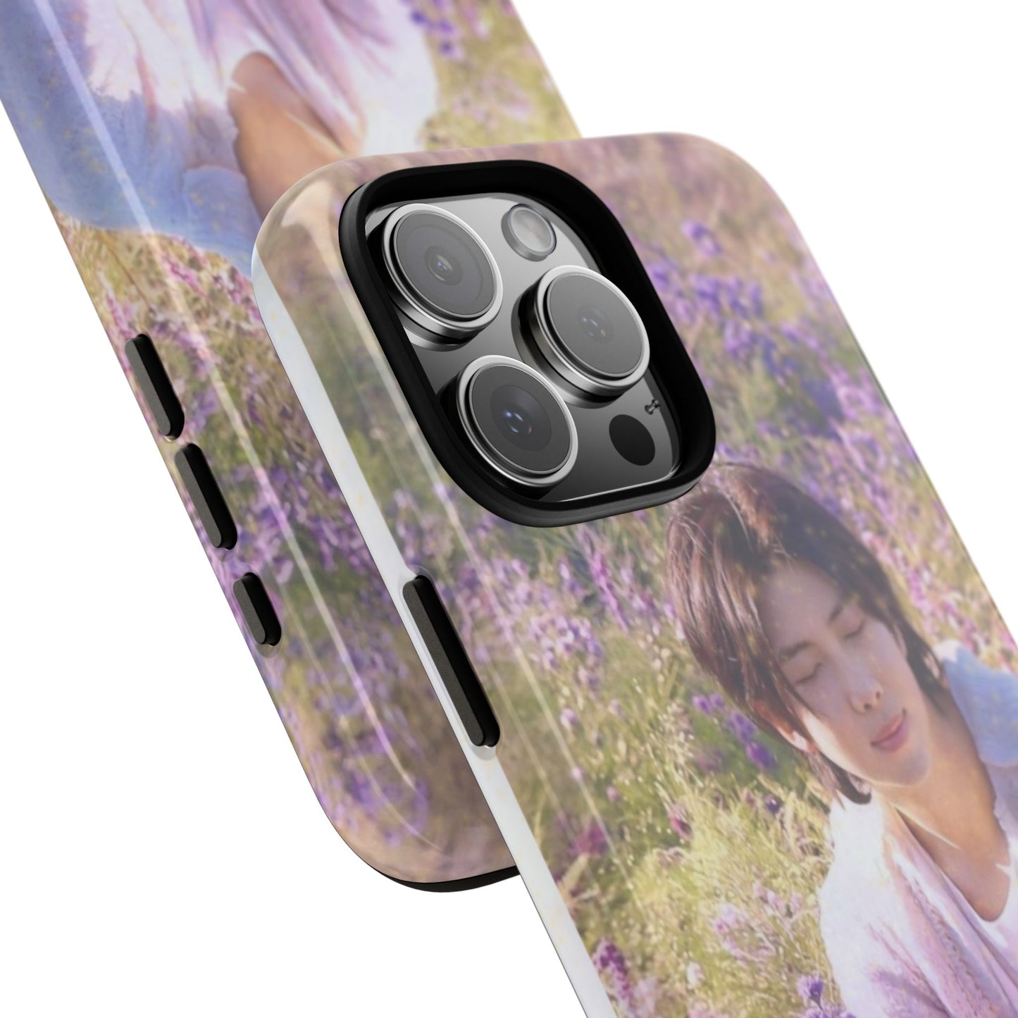 RM Floral Lavender Photo Phone Case