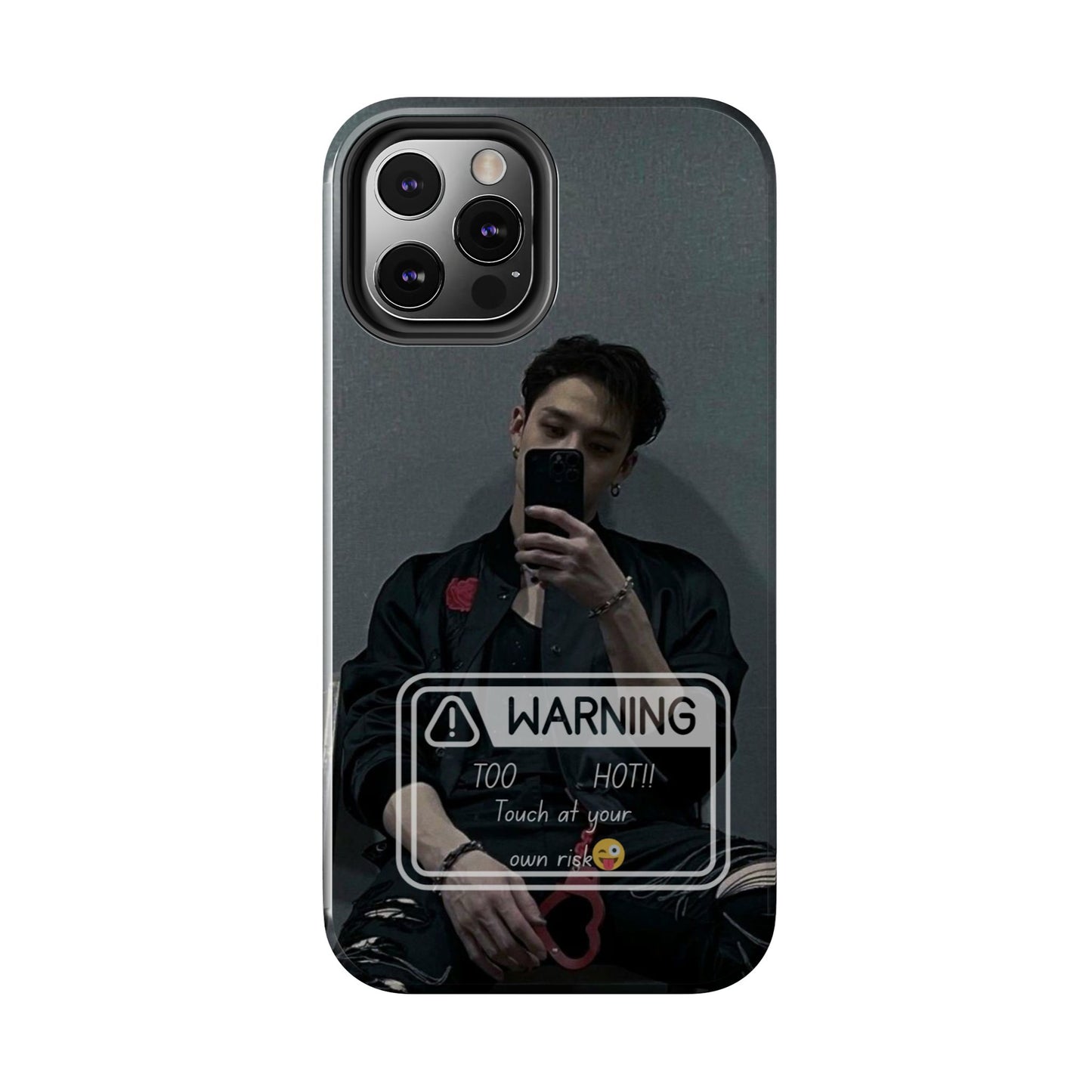Warning: Bang Chan Tough Phone Case — Protective Slim Cover