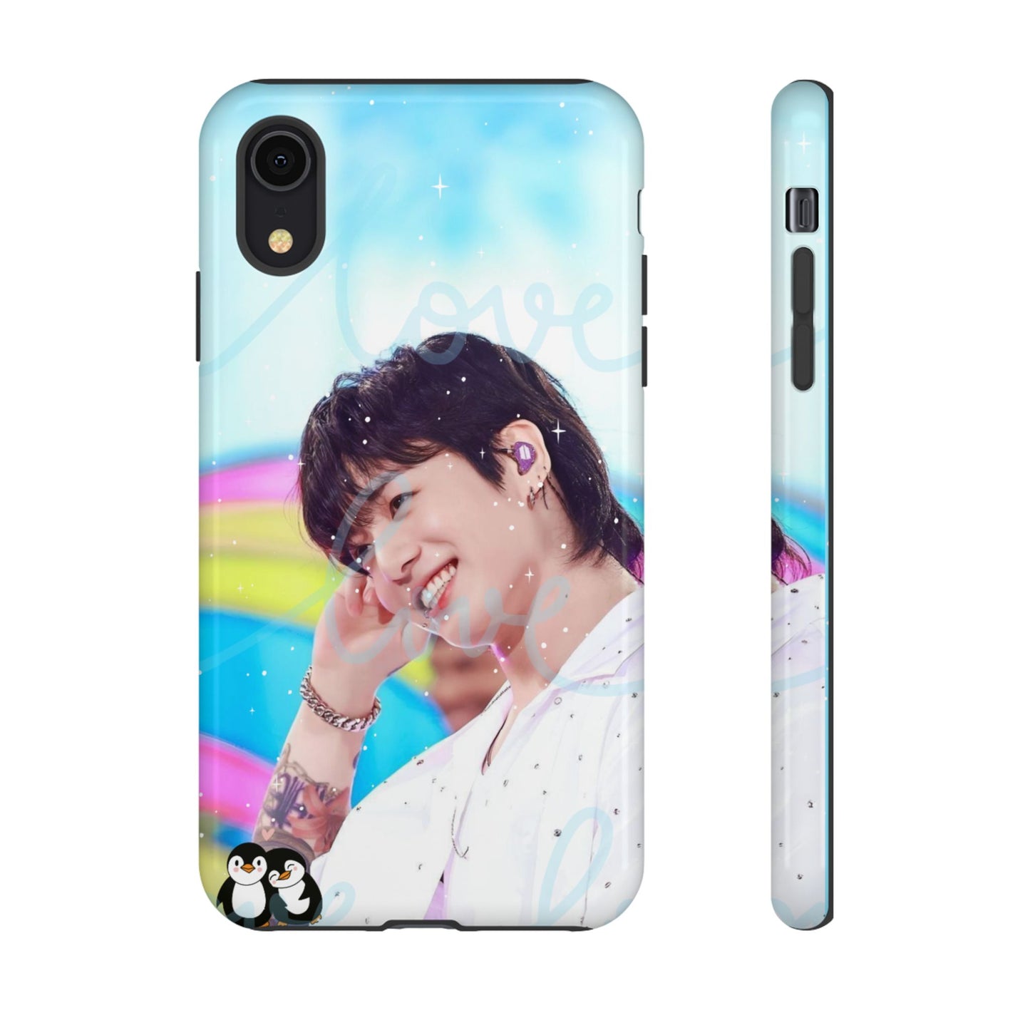 Jungkook Phone Case - Love Rainbow Kpop Design