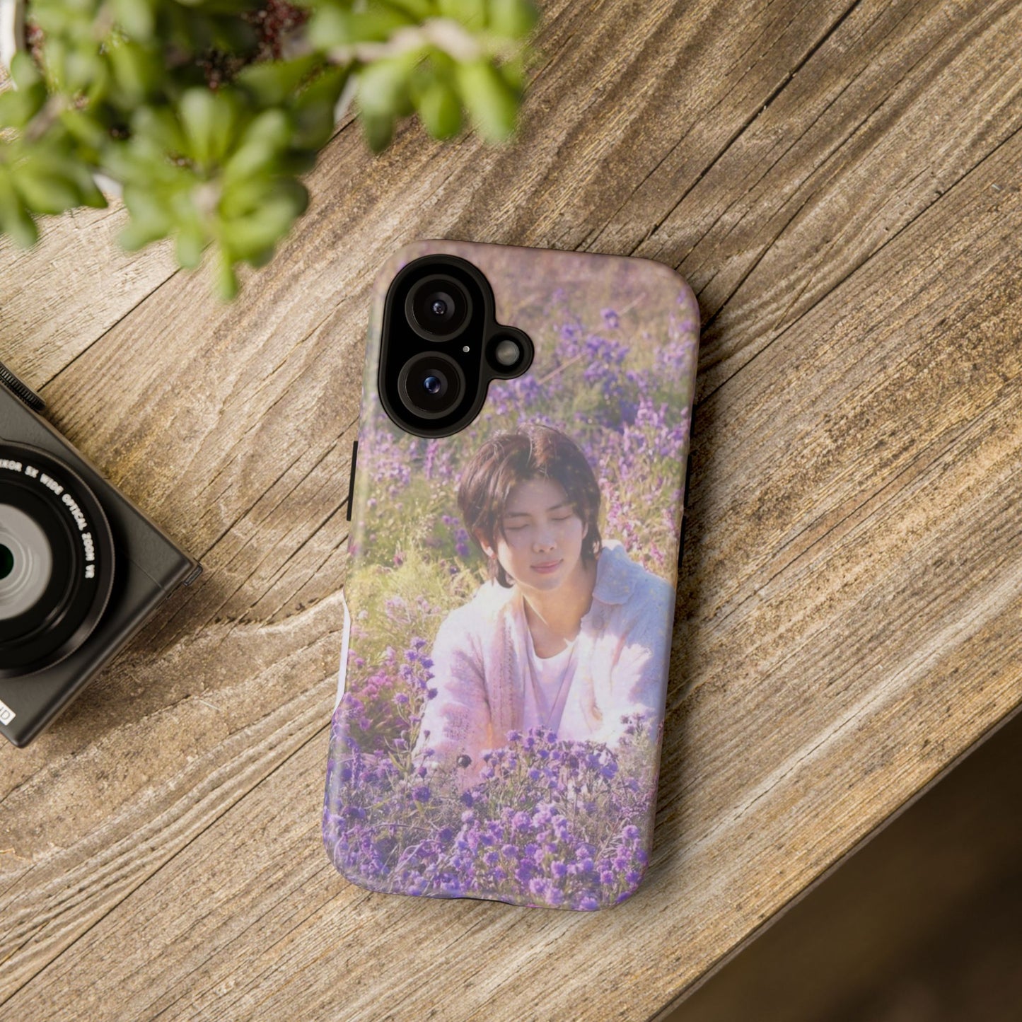 RM Floral Lavender Photo Phone Case