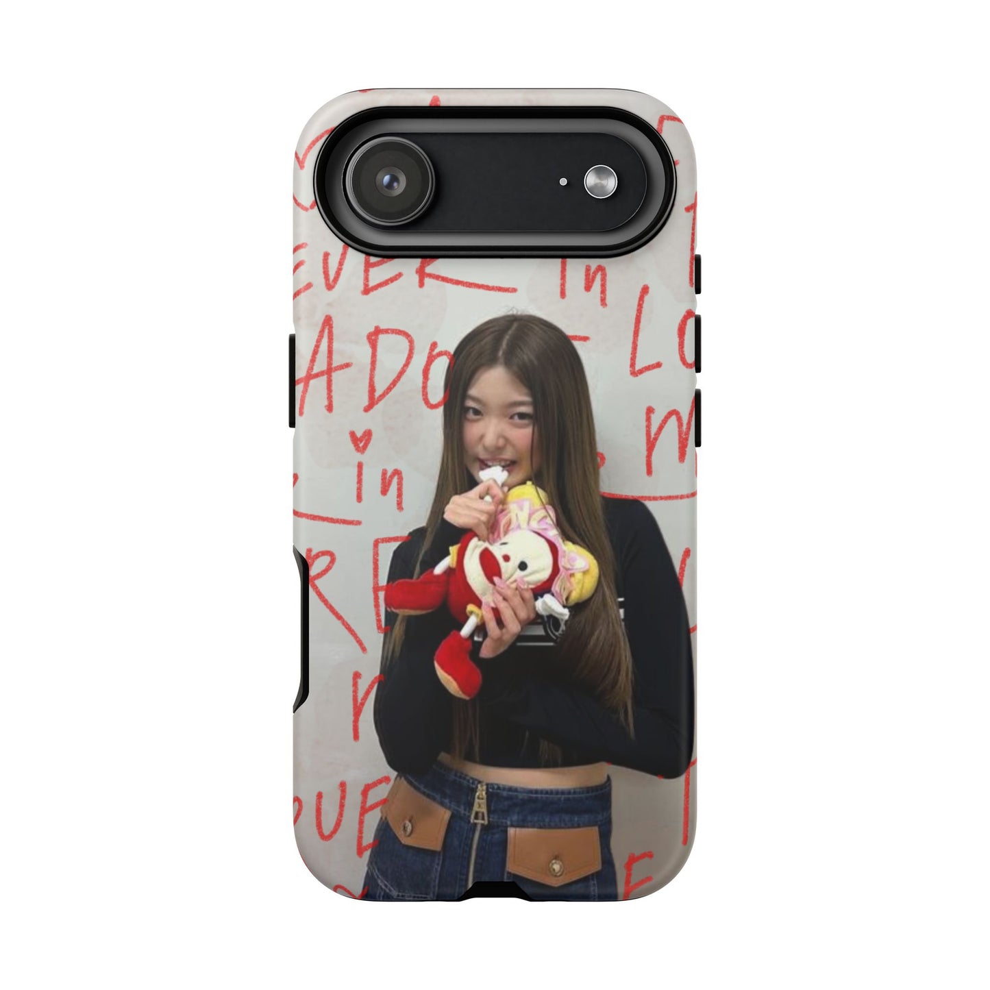 Yoonchae Phone Case — Adore Graffiti Heart Background