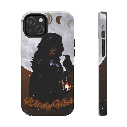 Witchy Vibes Tough Phone Case | Artistic Protection for Your Phone | Halloween Gifts, Witch Accessories, Unique Phone Cover, Magical Decor