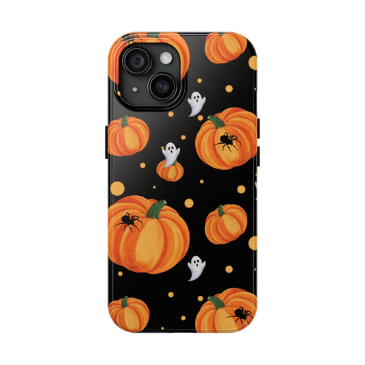 Halloween Pumpkin Phone Case, Spooky Ghost Phone Cover, Fall Autumn Decor, Cute Halloween Gifts, Mobile Protection
