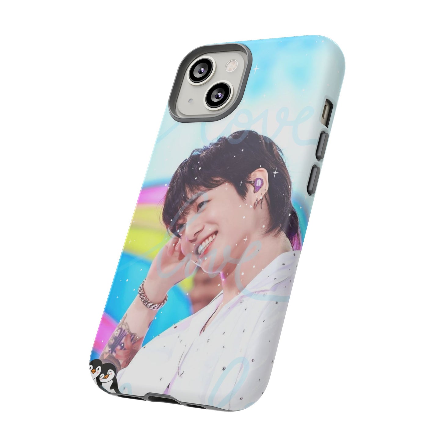 Jungkook Phone Case - Love Rainbow Kpop Design