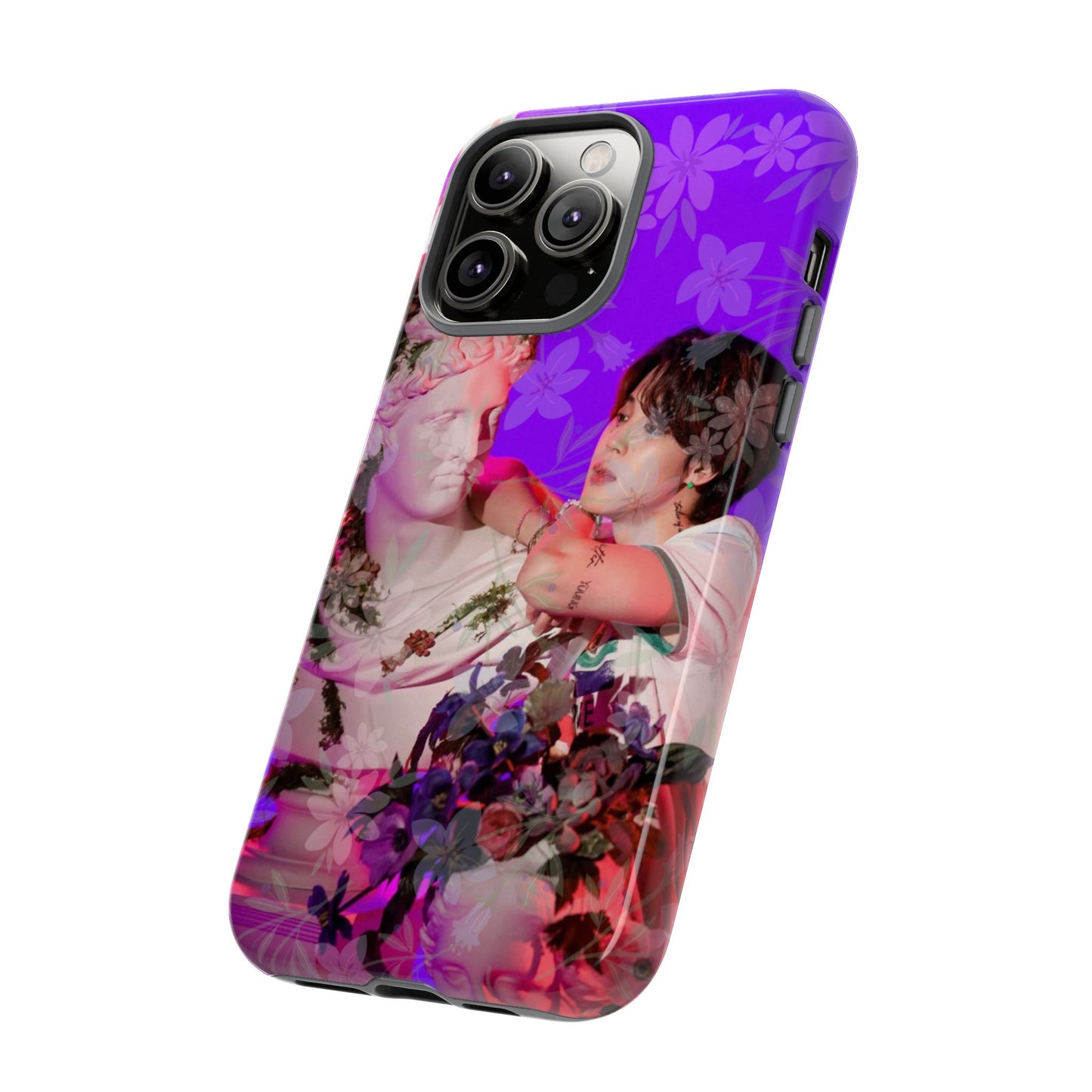 Park Jimin Phone Case — Retro Floral Phone Cover