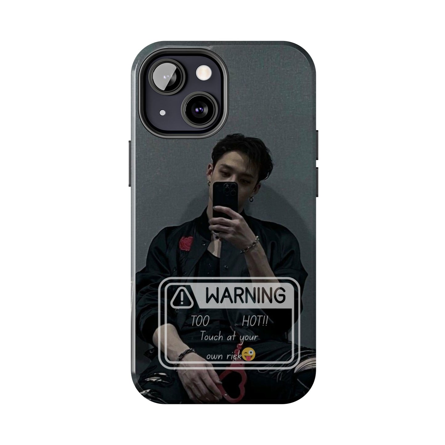 Warning: Bang Chan Tough Phone Case — Protective Slim Cover
