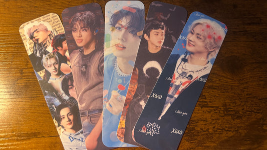 Enhypen Handmade Bookmarks - Unique Collection Featuring Multiple Designs and Images Perfect for Any Book Lover